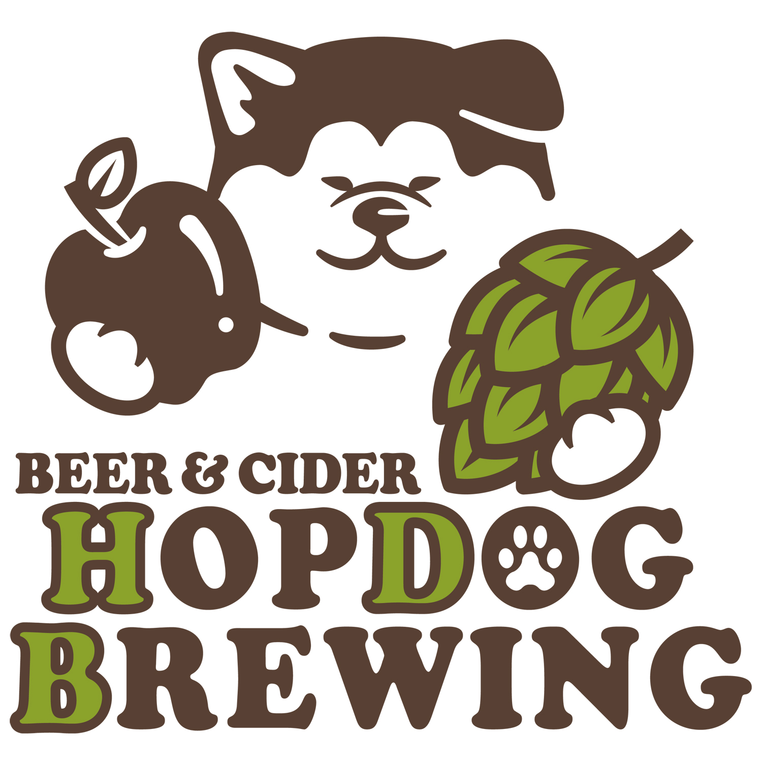 HOP DOG BREWINGのロゴマーク
