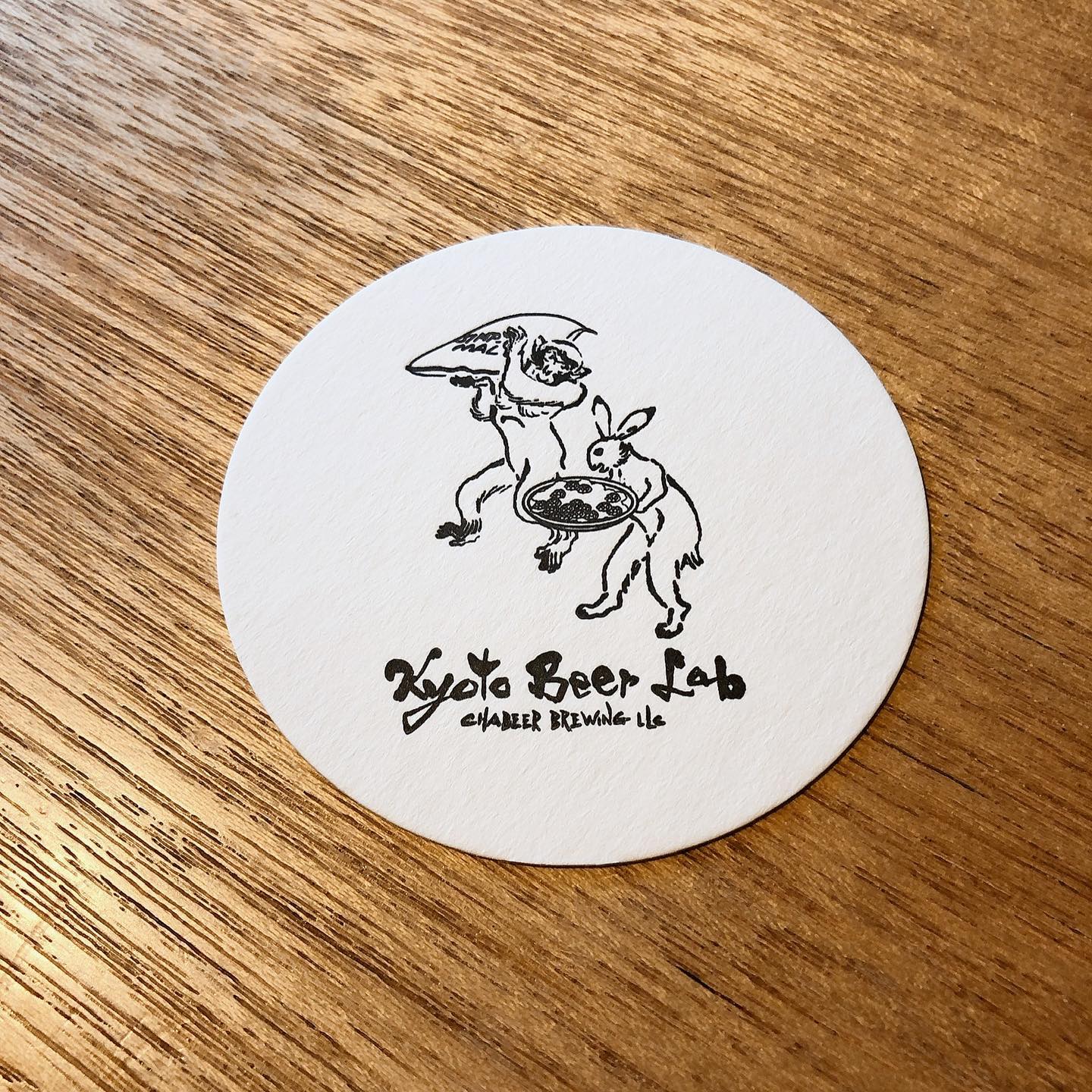 山本ホップが頂いたKyoto Beer Labの「コースター」