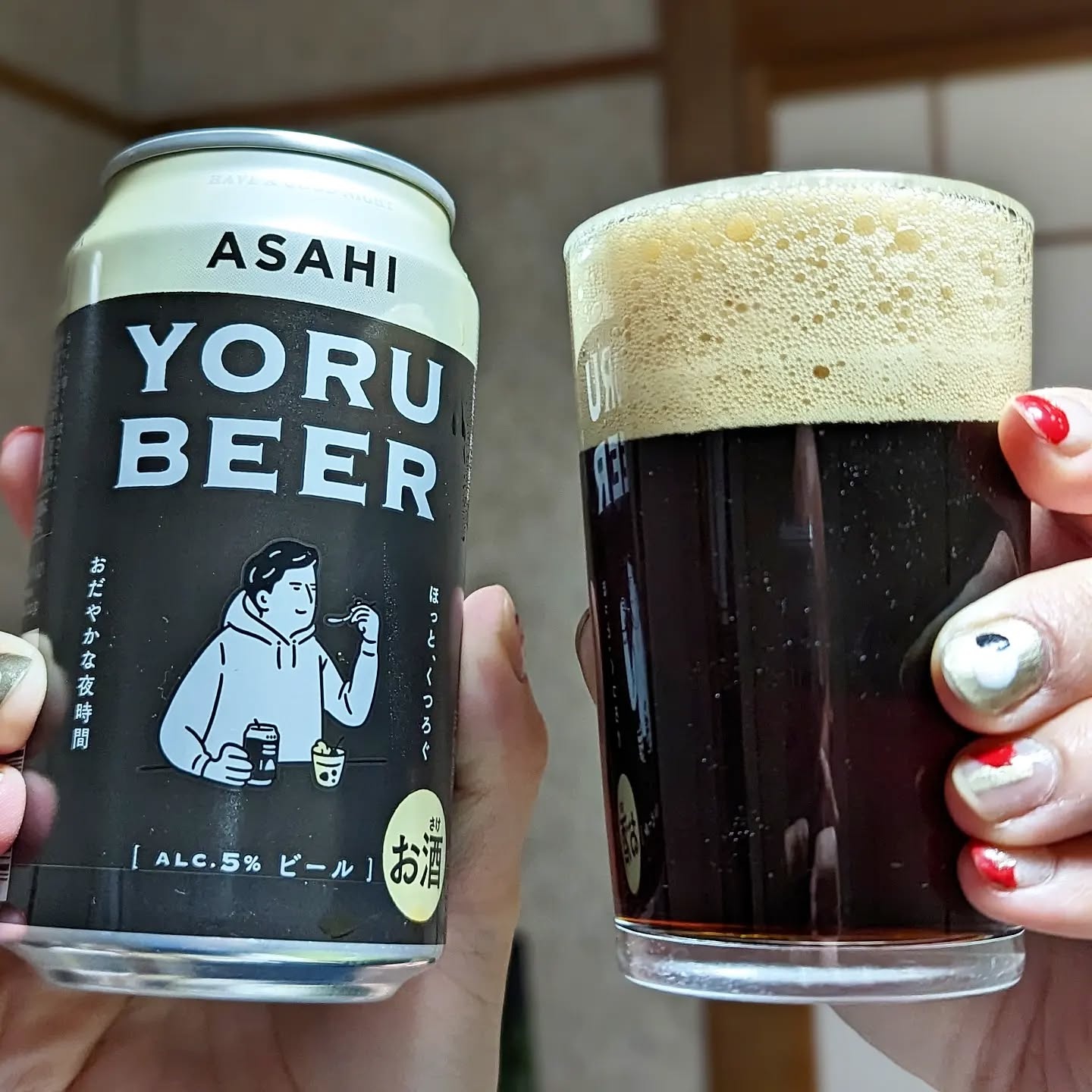 山本ホップが頂いたアサヒビールの「YORU BEER」