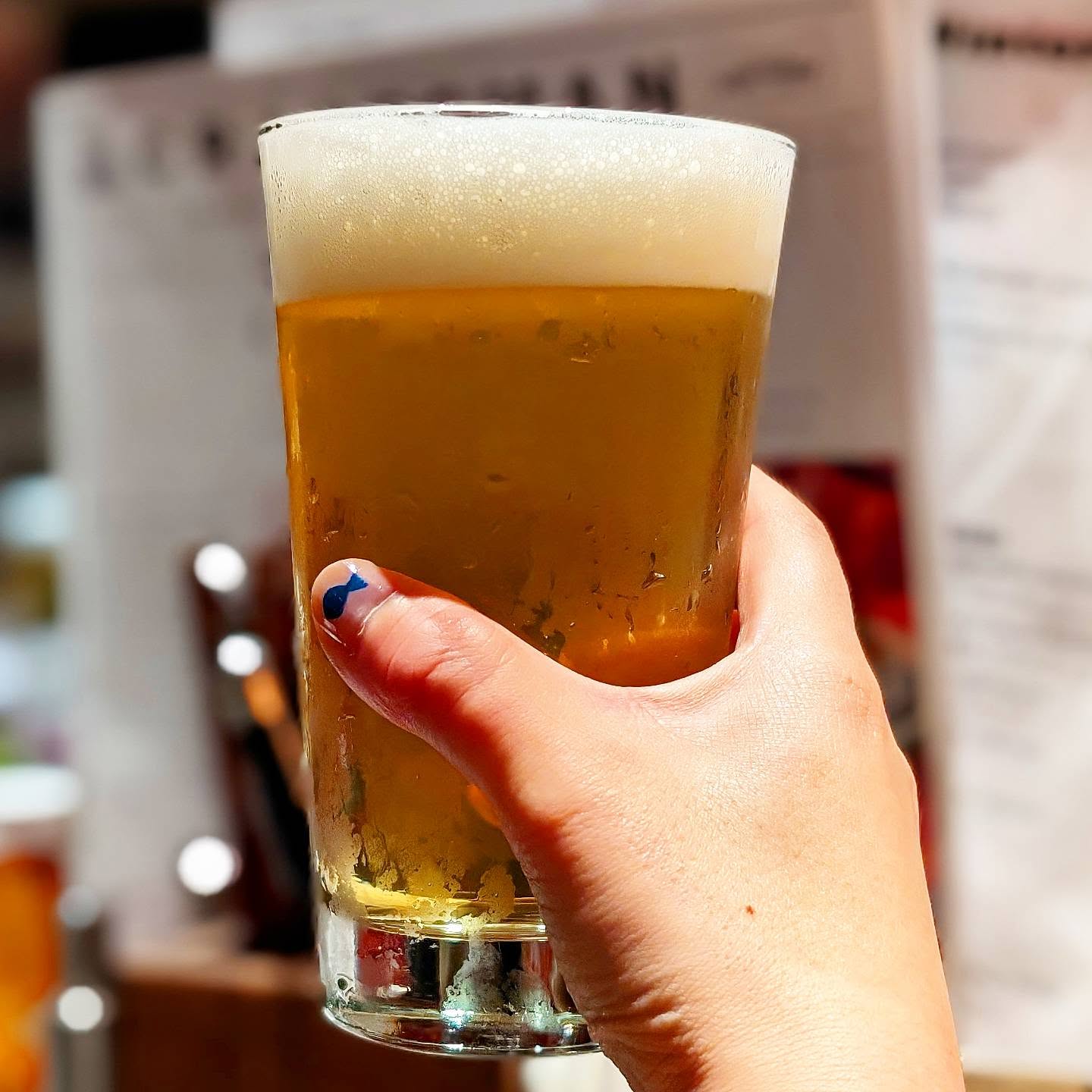 山本ホップが頂いたわかさいも本舗 のぼりべつ地ビール鬼伝説の「青鬼ピルスナー」