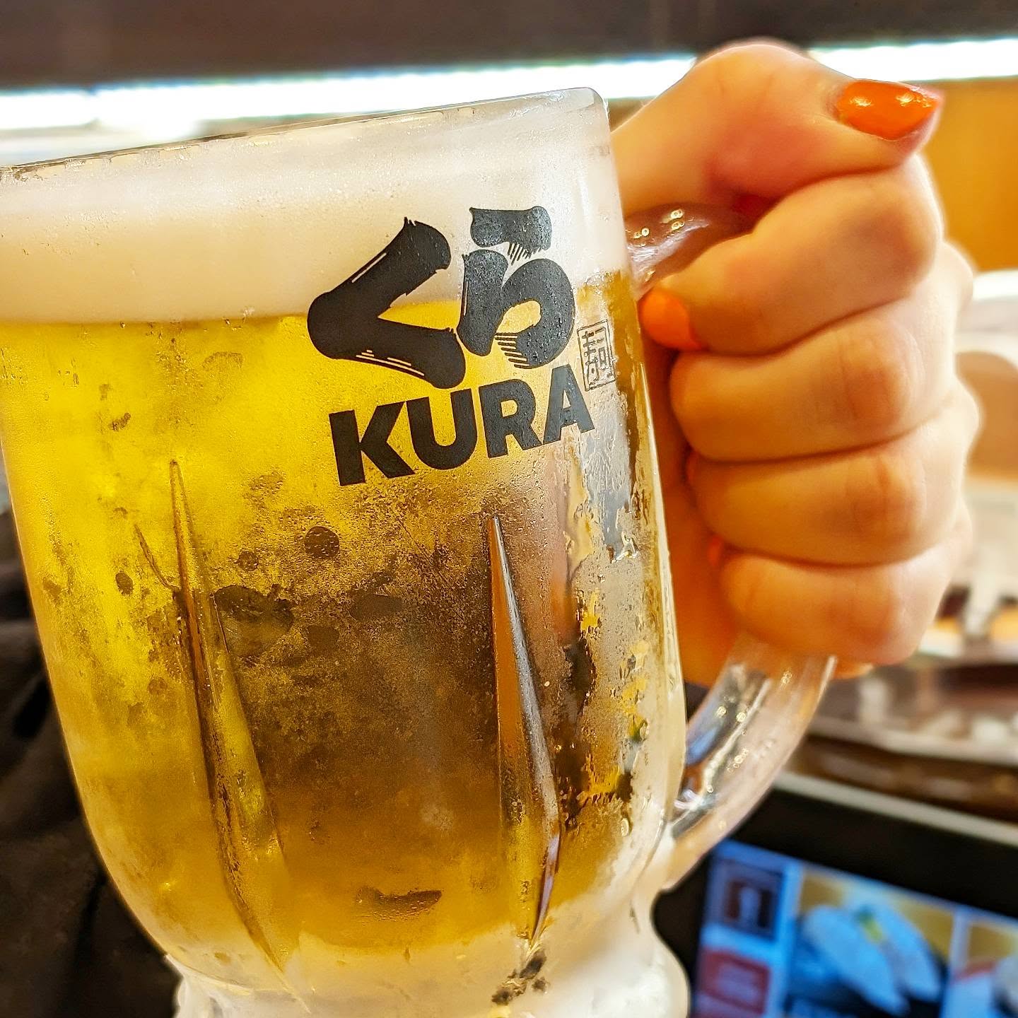 山本ホップが頂いたくら寿司の「くら寿司 生ビール」