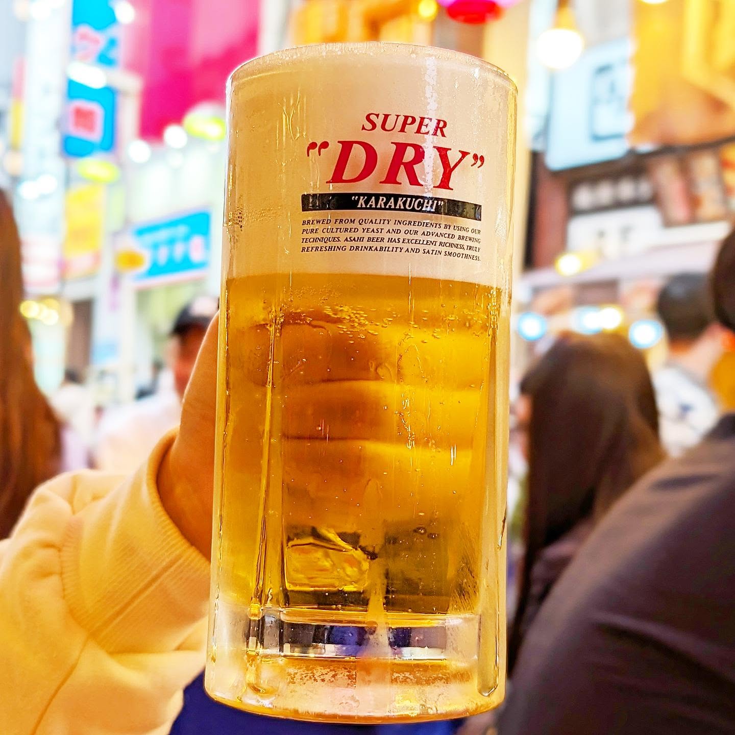 山本ホップが頂いたアサヒビールの「アサヒスーパードライ」