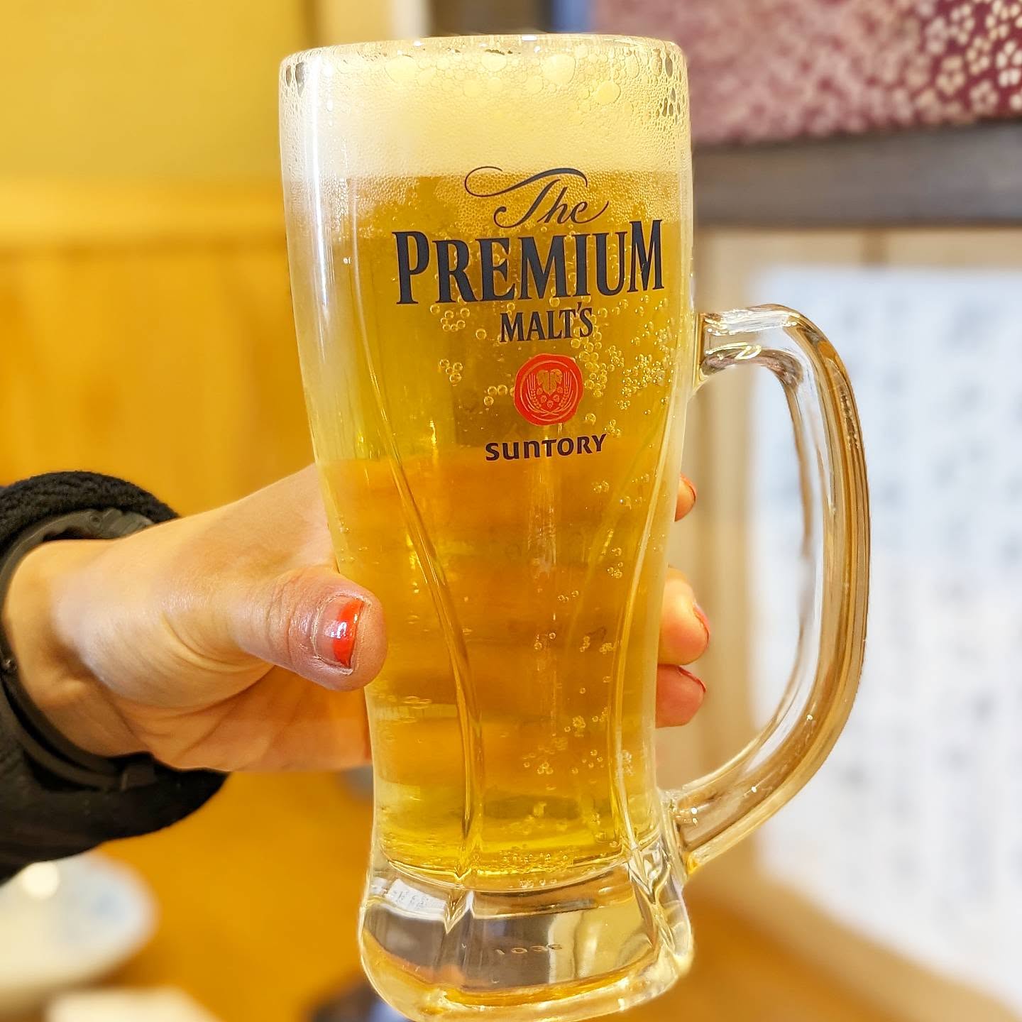 山本ホップが頂いたサントリーの「プレミアムモルツ」