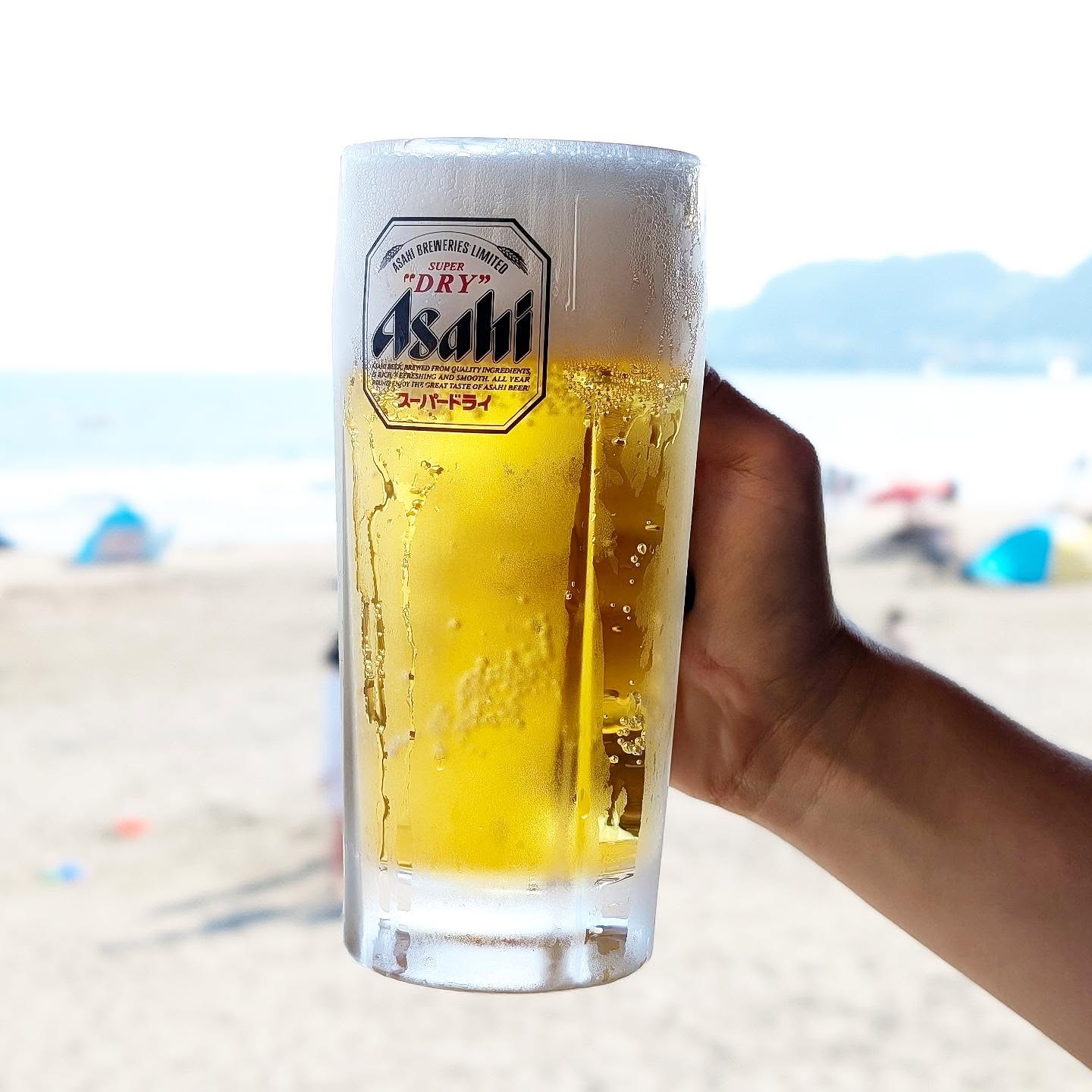 山本ホップが頂いたアサヒビールの「アサヒスーパードライ」
