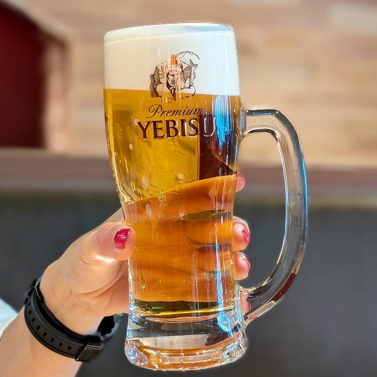山本ホップが頂いたYEBISUの「ヱビスビール」
