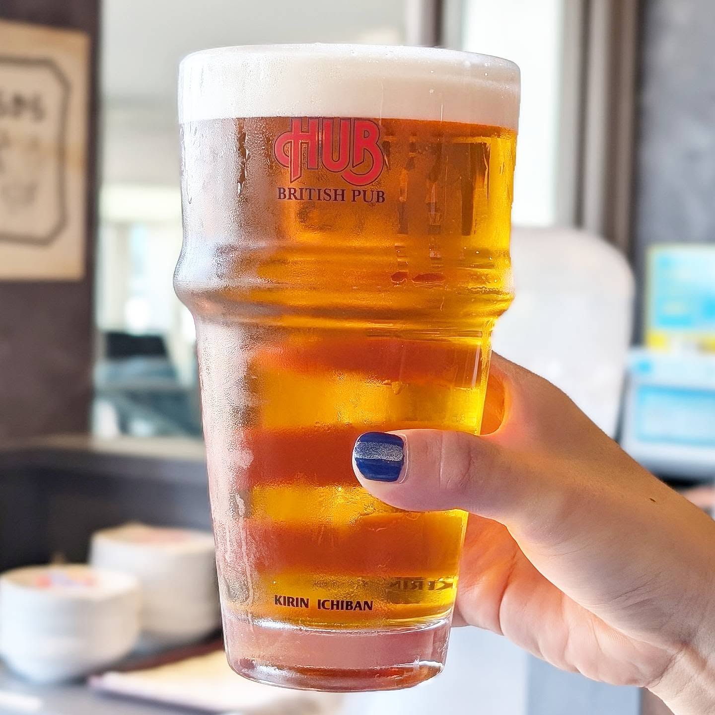 山本ホップが頂いたHUBの「HUB ALE」