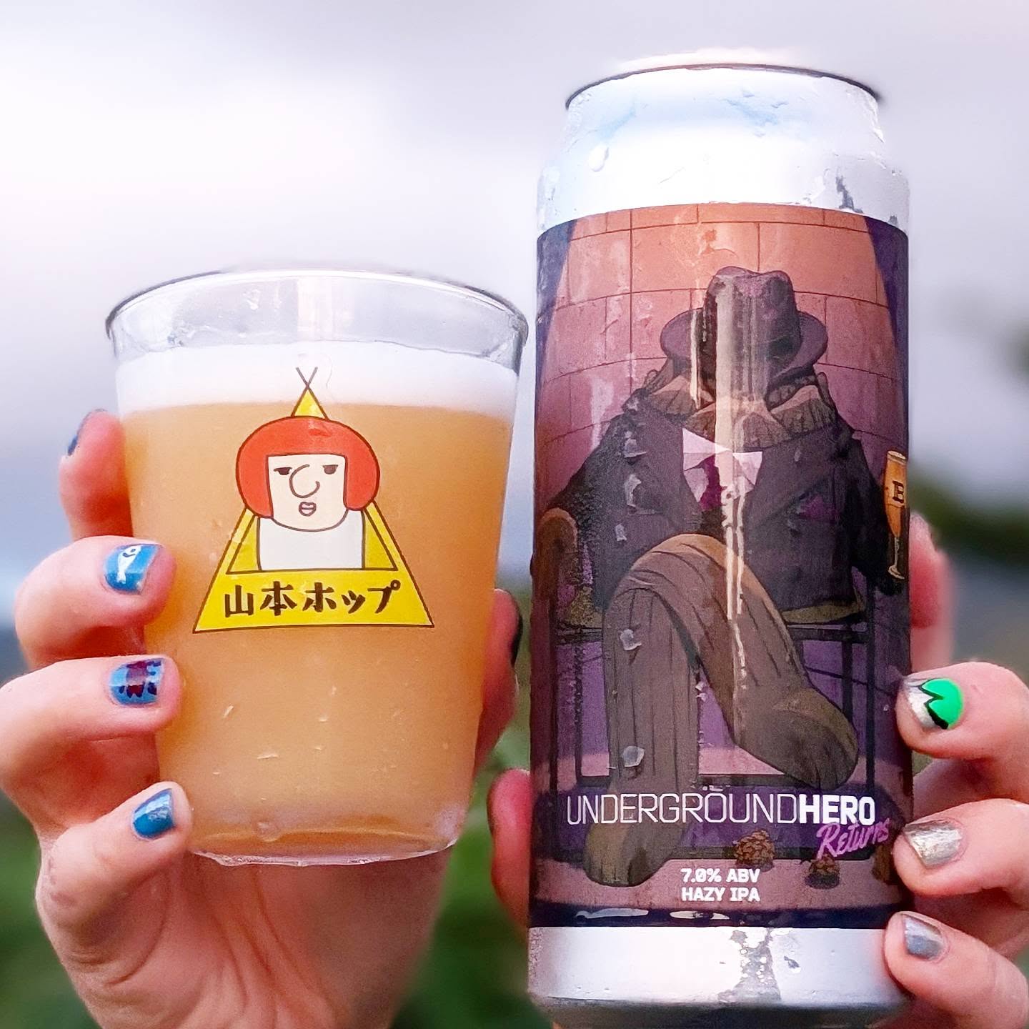 山本ホップが頂いたWEST COAST BREWINGの「UNDERGROUND HERO RETURNS」