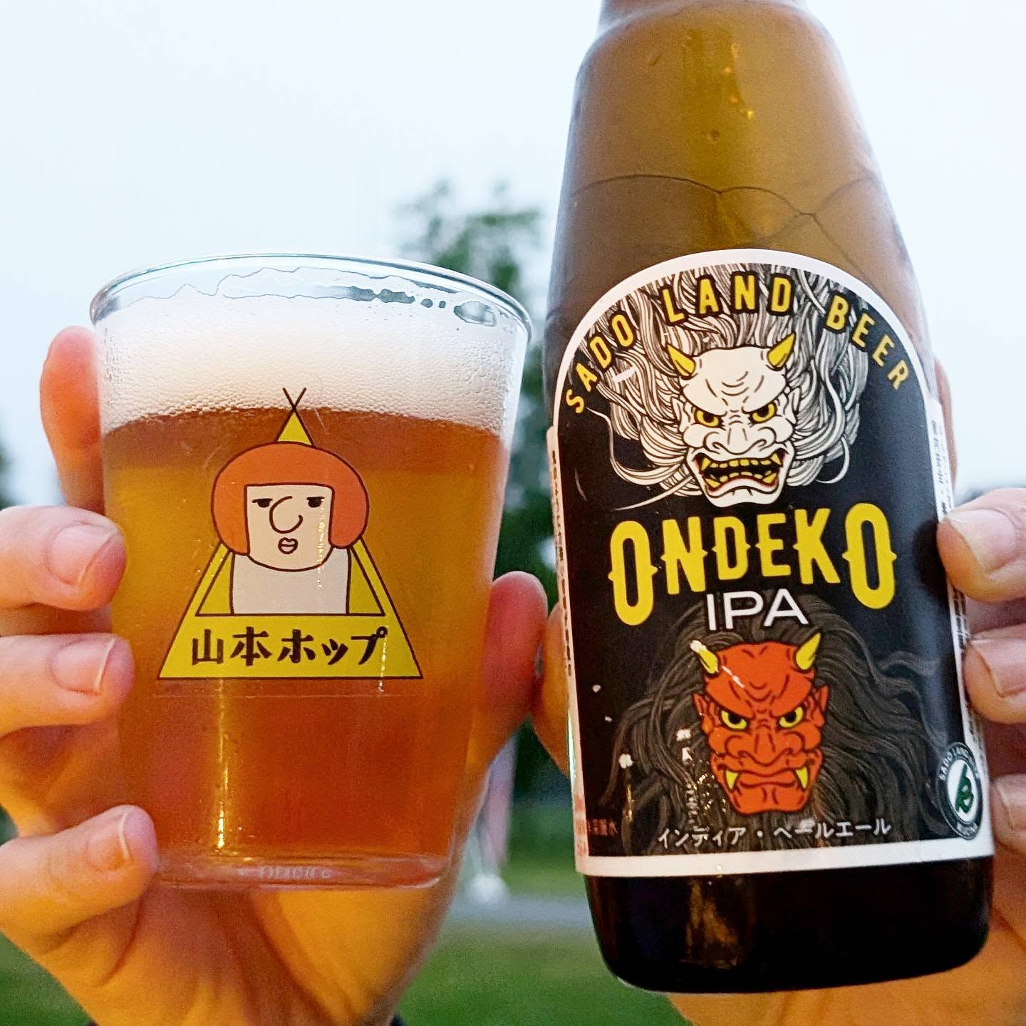 山本ホップが頂いたSADO LAND BEERの「ONDEKO IPA」