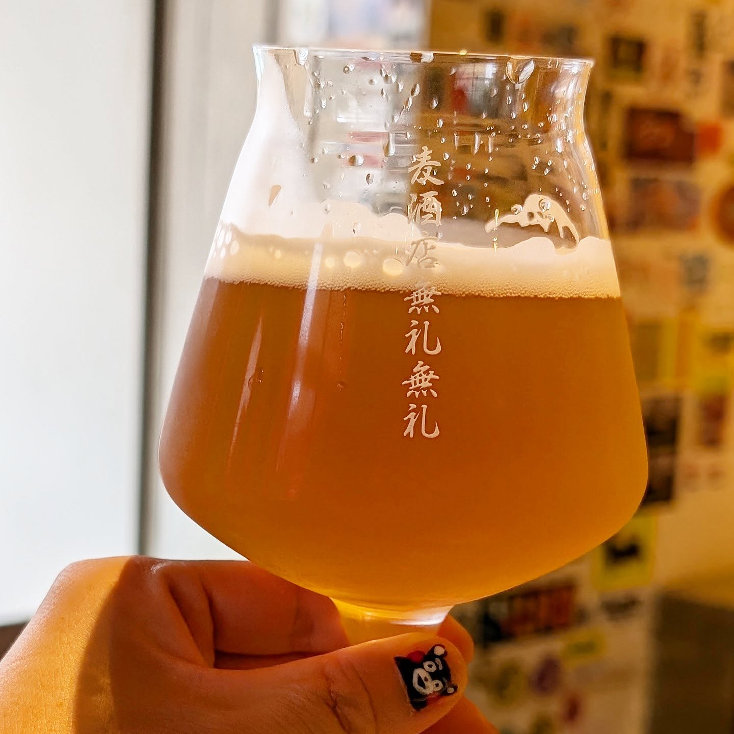 山本ホップが頂いたブレブレ（blé blé）の「月影屋 夜露死苦IPA」