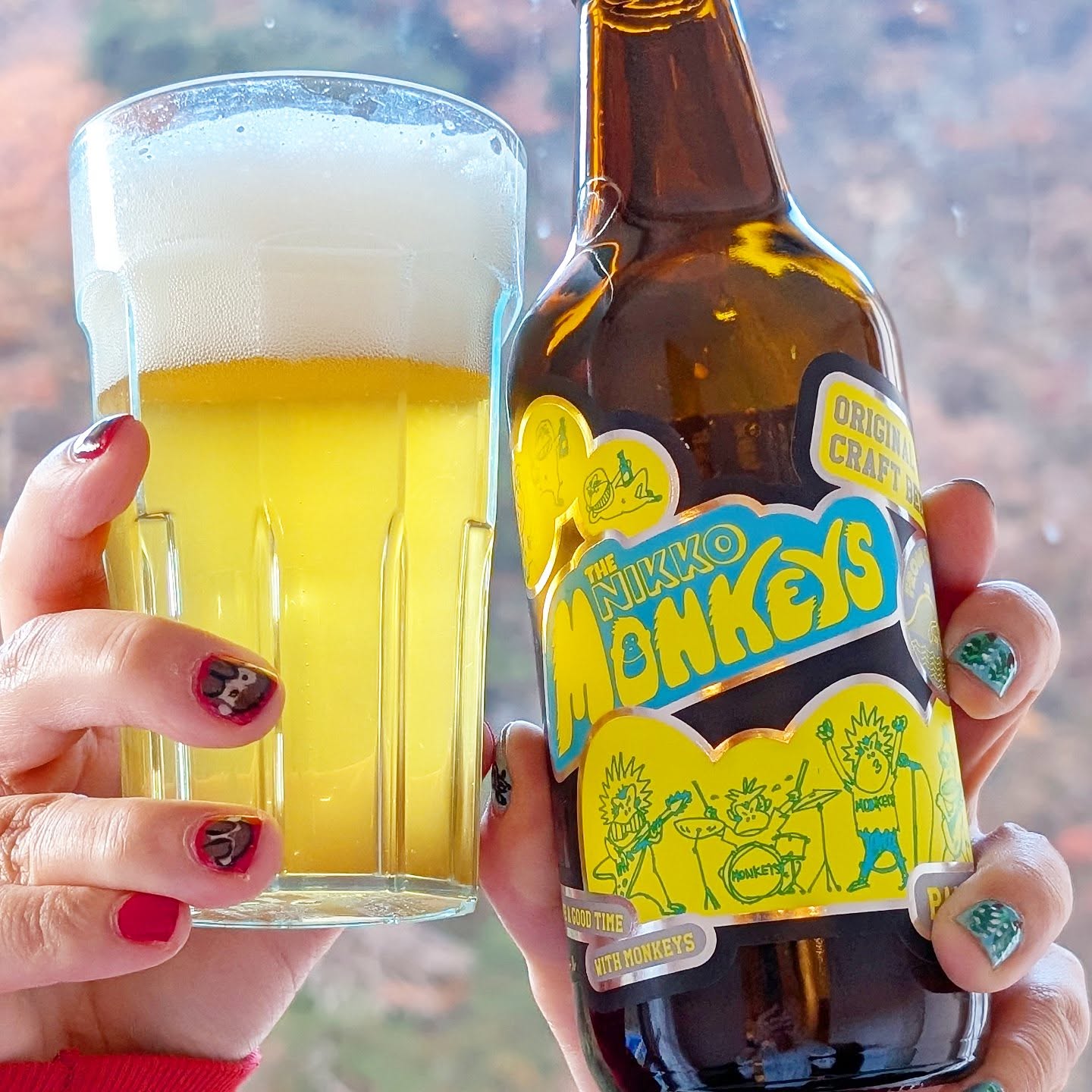 山本ホップが頂いた日光ブルーイングの「THE NIKKO MONKEYS PALE ALE」