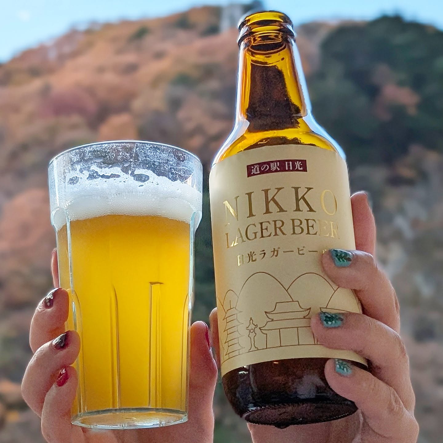 山本ホップが頂いた日光ブルーイングの「道の駅 日光ラガービール」