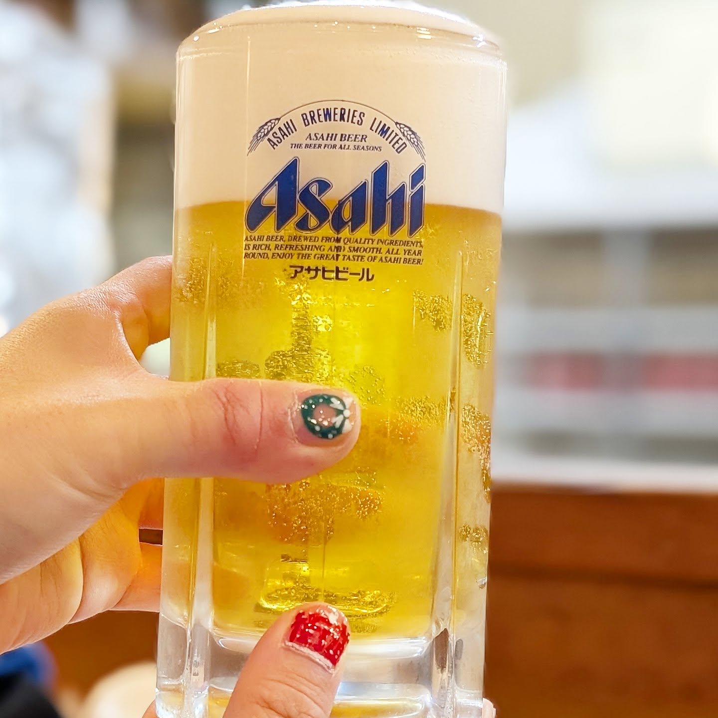 山本ホップが頂いたアサヒビールの「アサヒスーパードライ生」