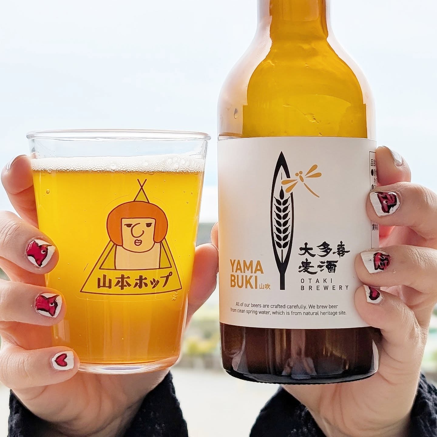 山本ホップが頂いた大多喜麦酒の「YAMABUKI ゴールデンエール」
