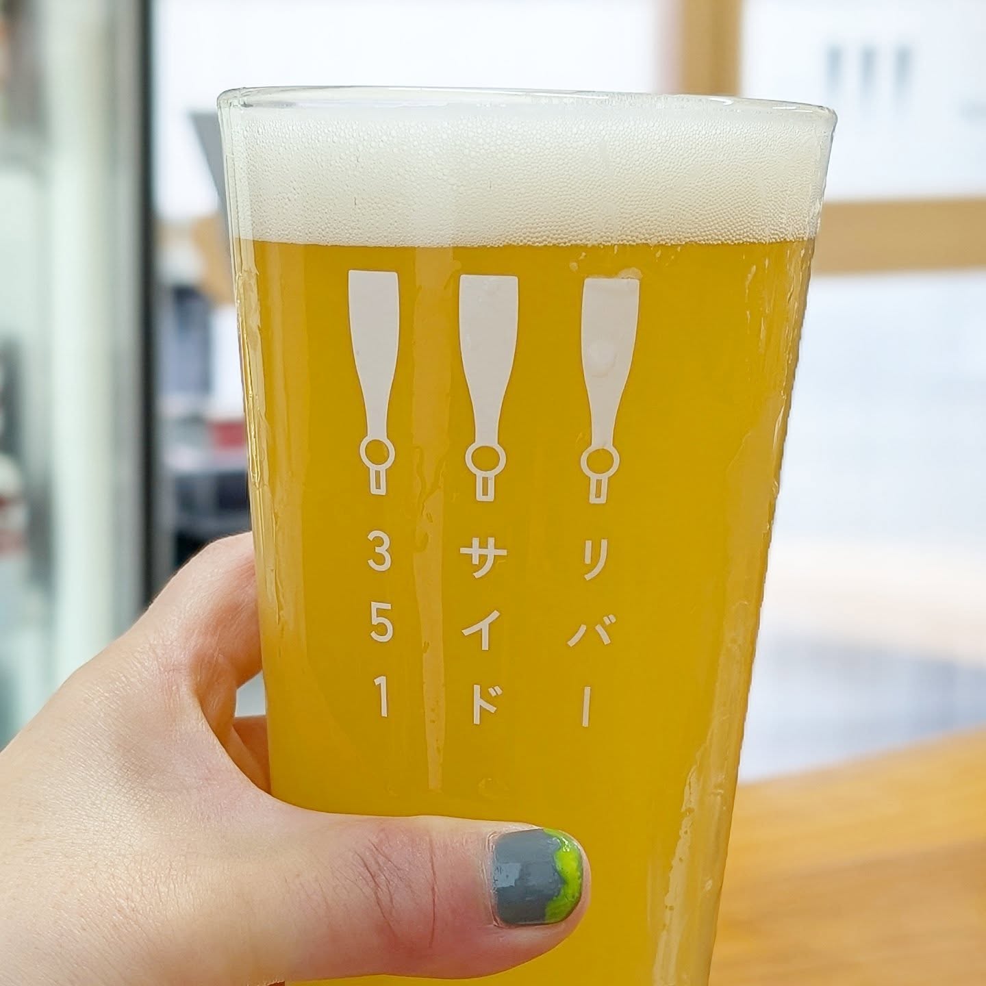 山本ホップが頂いたSETOUCHI BEERの「リバーサイド351 APRICOT WEIZEN」