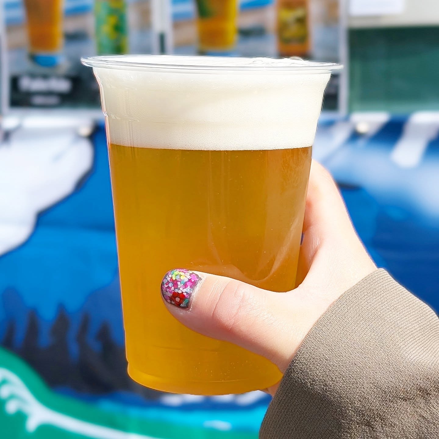 山本ホップが頂いたミツメビールの「LAGER」