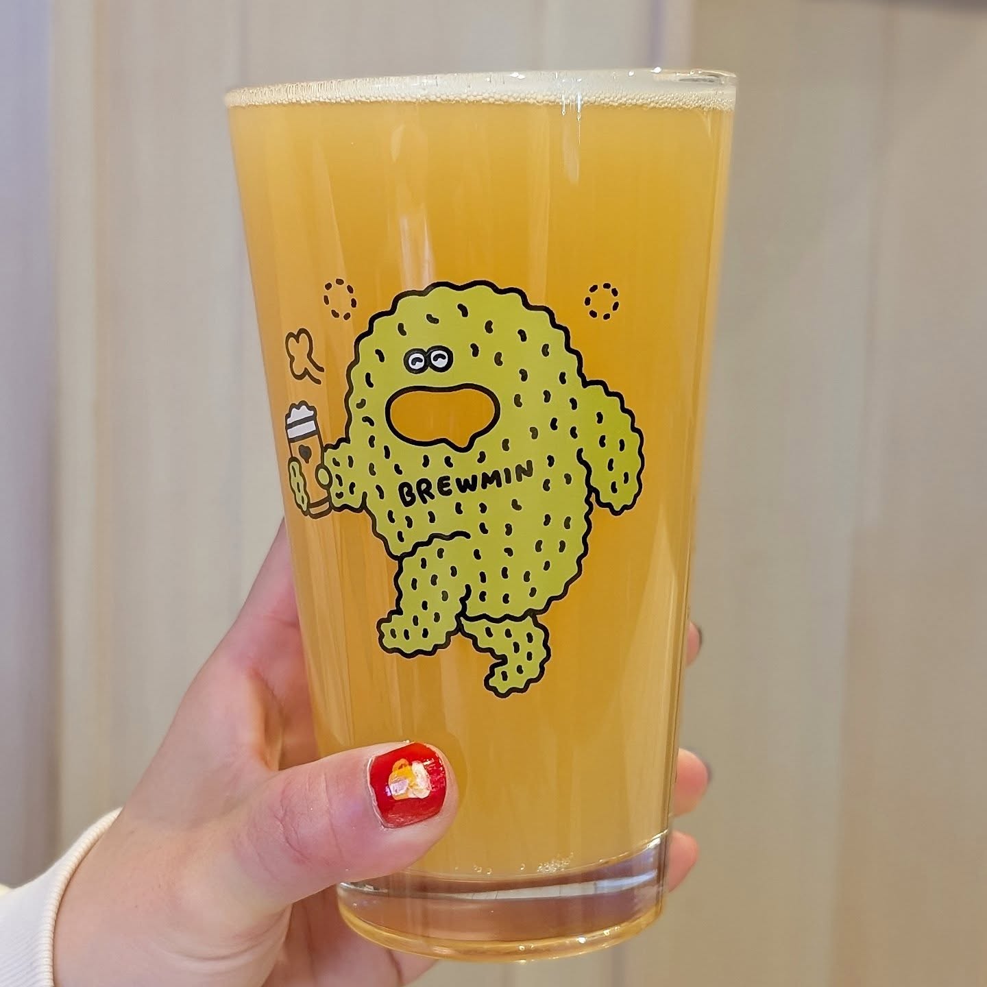 山本ホップが頂いたBREWMIN’の「はぐれポモナでレベリング」
