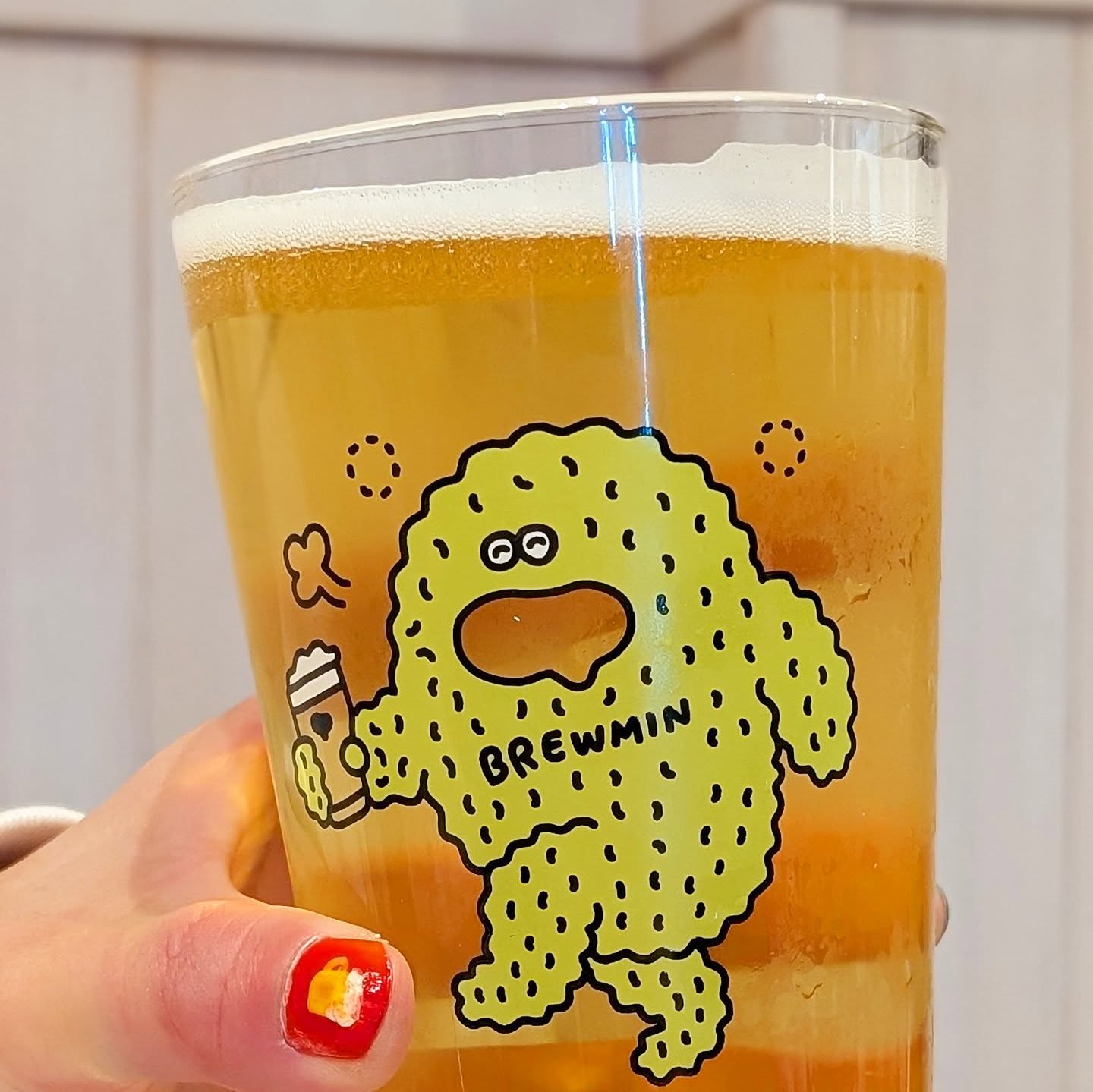 山本ホップが頂いたBREWMIN’の「とやま銀シャリラガー」