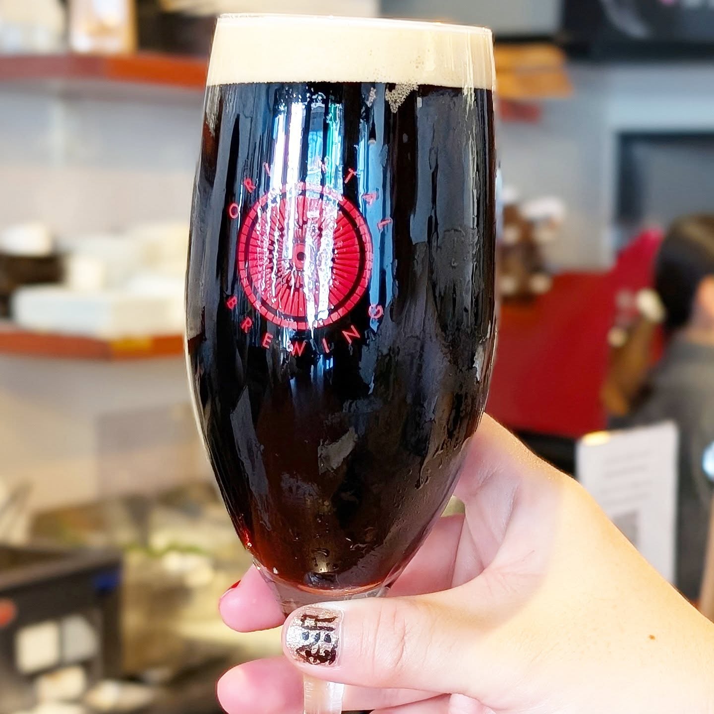 山本ホップが頂いたORIENTAL BREWINGの「加賀棒茶スタウト」