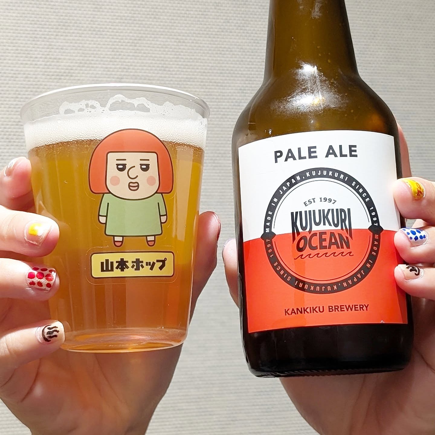山本ホップが頂いたKANKIKU BREWERYの「KUJUKURI OCEAN PALE ALE」