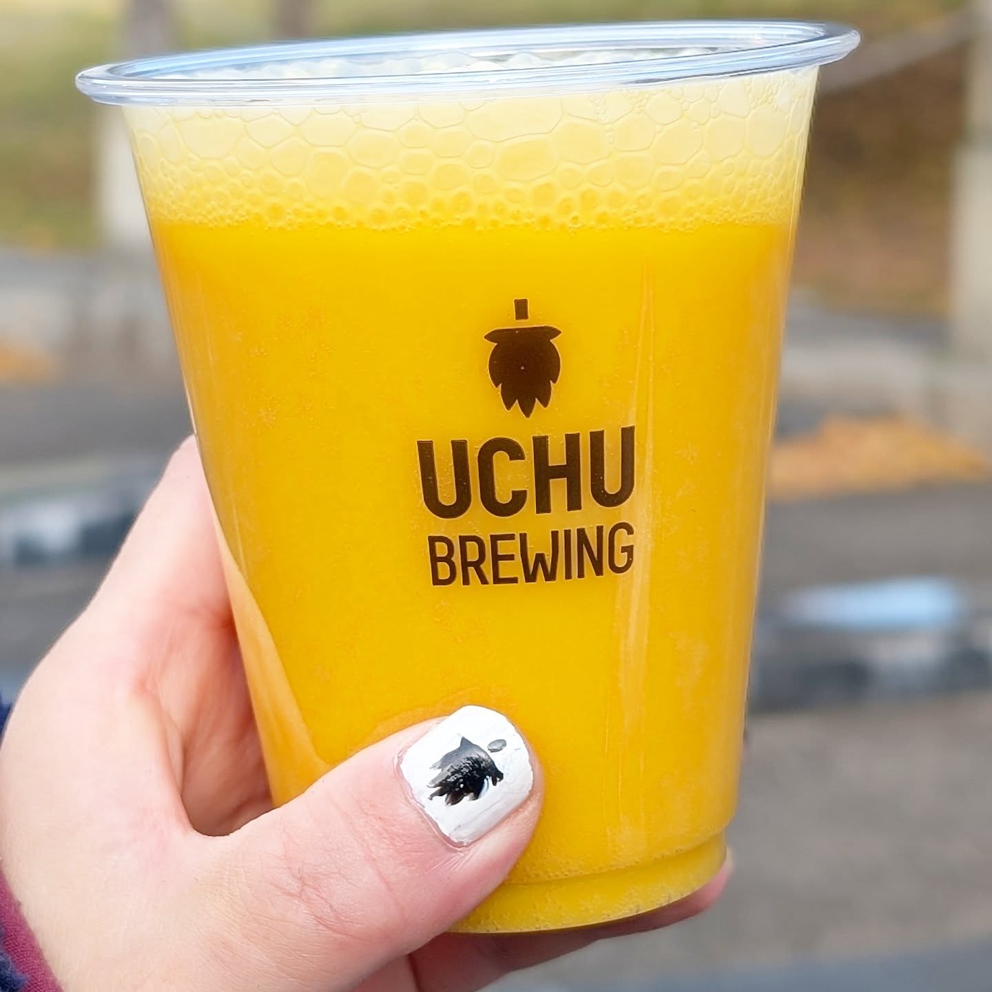 山本ホップが頂いたうちゅうブルーイングの「宇宙PARADISE TROPICAL SMOOTHIE SOUR」